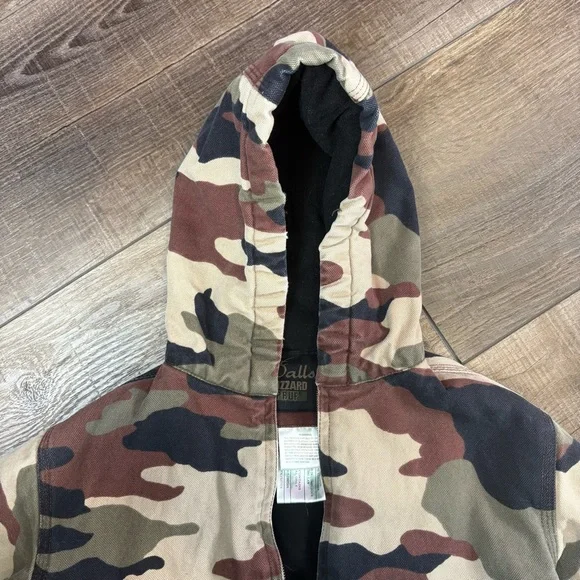 Kids Camouflage Walls Canvas Chore Coat, Blizzard Pruf, Fleece Lined, Heavy Duty - Picture 5 of 8